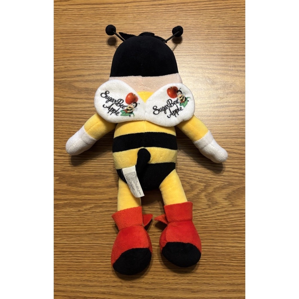 Adopt A SugarBee SugarBee Apple Promo Plush Figure Doll, 14" Rare Chelan Fresh - Picture 2 of 8